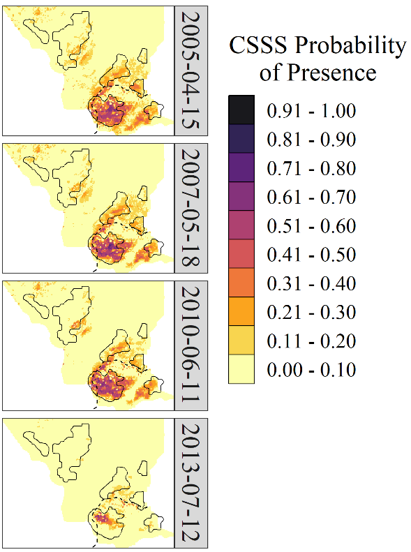 CSSS Probability of Presence Map CSSS Probability of Presence Map