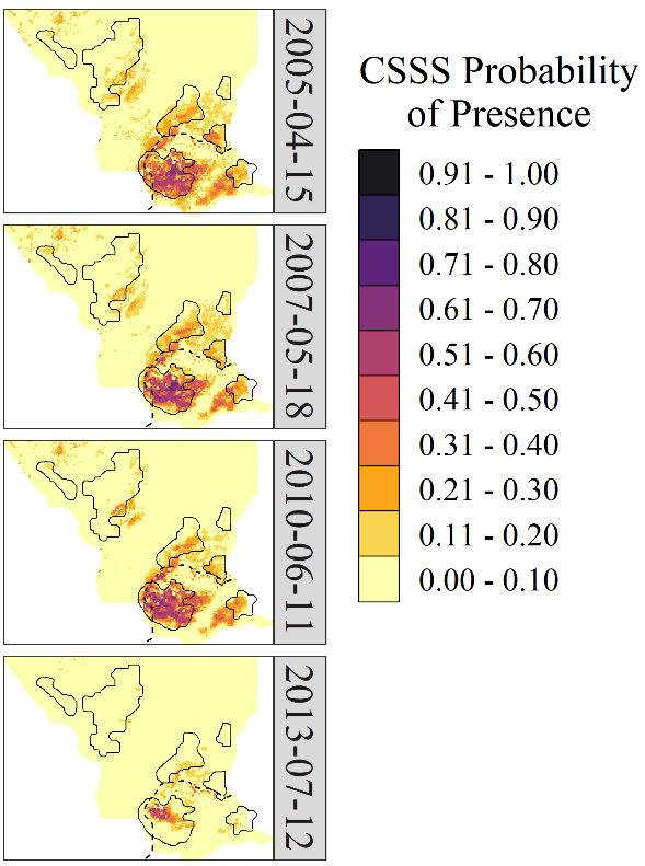 CSSS Probability of Presence Map